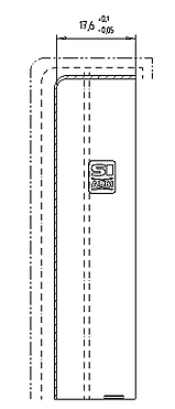 COVER CAP FEB RH RAL8022 K100