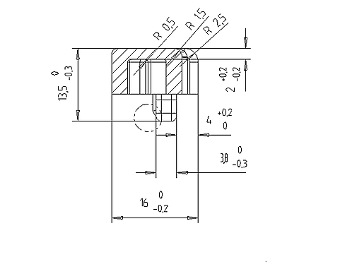 AUFLAUFBOCK AB981 TS K100