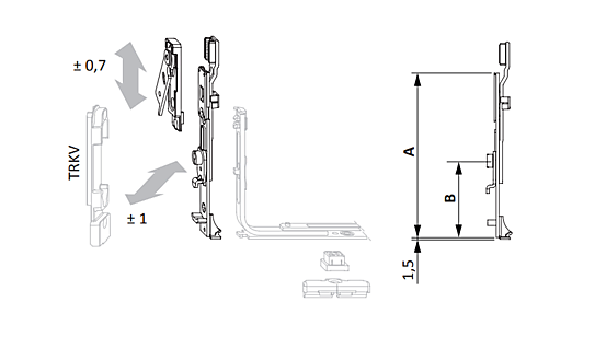 TILT LOCK ELEMENT AF/FH TS K25