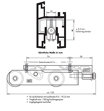 CARRELLO CS150 REG.A0195 HV49 TS K20