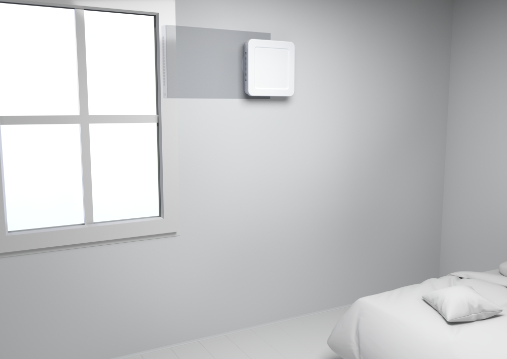 Innenansicht Wandmontage mit Laibungskanal