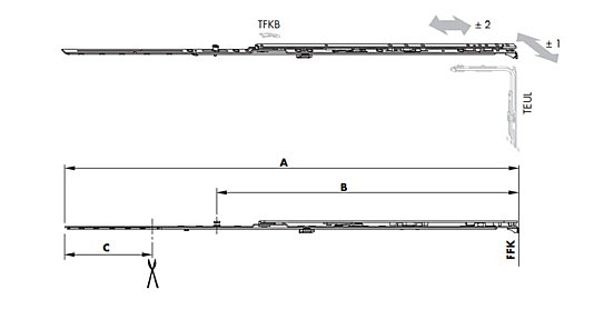 FORBICE AF TBT GR3 1RS [851-1050] TS K25