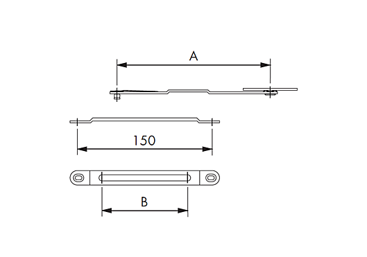 LONG TILT SASH STAY A0089 TS C50