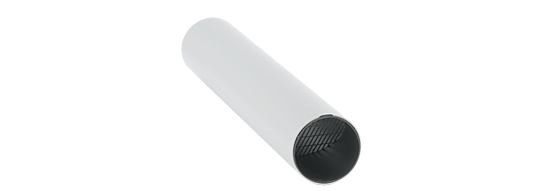 PVC TUBE NW 75 GREY L=500MM, 80X1,8MM