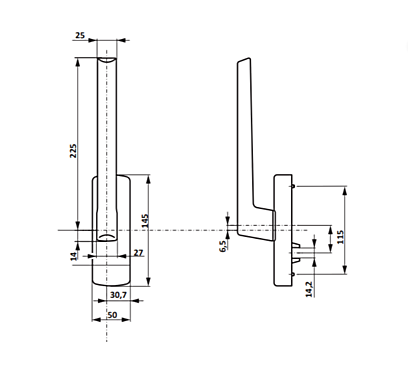 HANDLE PSK200/GH LH F9 C1